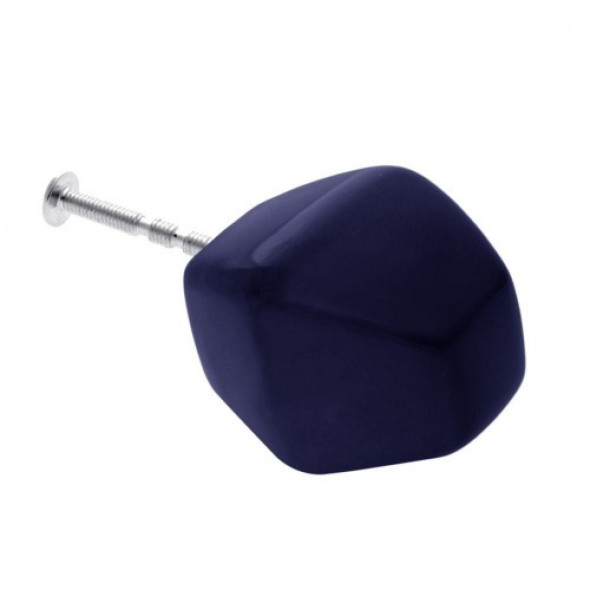 Gałka do mebli Diamentowy kobaltowy