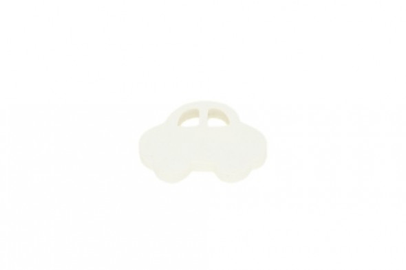 Gałka do mebli Garbus drewniany biały