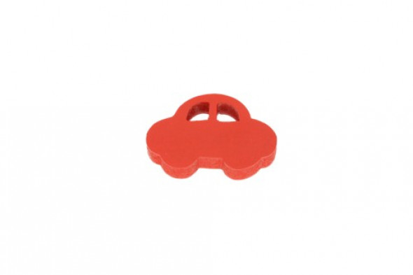 Gałka do mebli Garbus drewniany czerwony