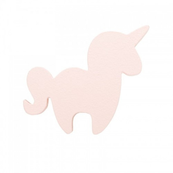 Gałka do mebli Jednorożec drewniany różowy