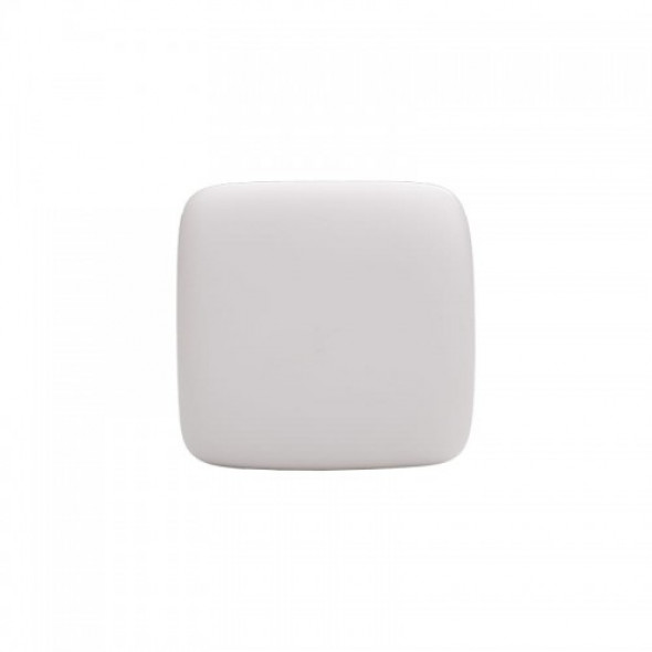 Gałka do mebli Kostka ścięta biała matowa