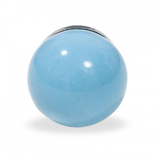 Gałka do mebli Kula pastelowa niebieska w 2 gatunku