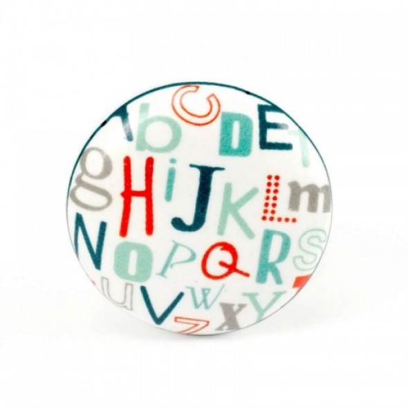 Gałka do mebli Literki