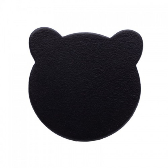 Gałka do mebli Miś drewniany czarny