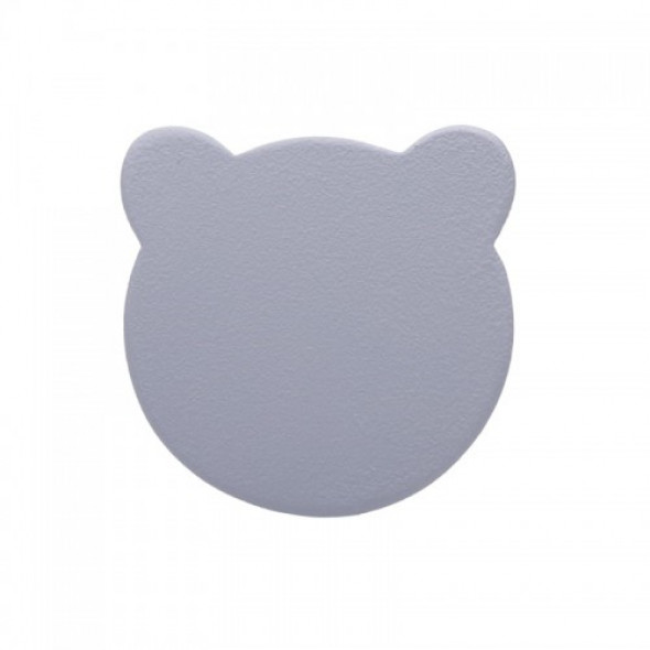 Gałka do mebli Miś drewniany szary