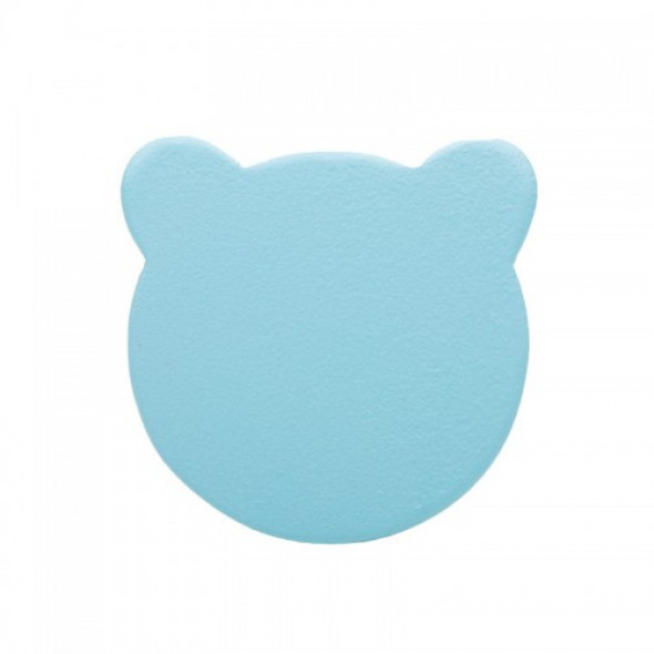 Gałka do mebli Miś drewniany turkusowy