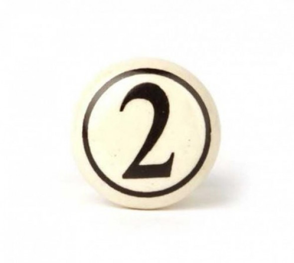 Gałka do mebli Numer - 2 - Dwa