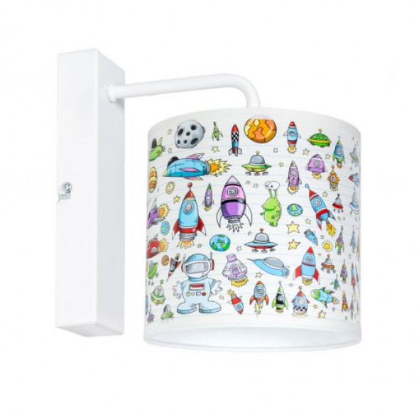 Kinkiet kosmos do pokoju chłopca