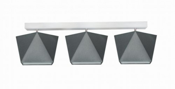 Lampa DIAMENT 3 płomienna + denka