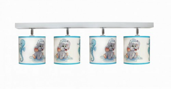 Lampa TOSIA 4 płomienna dla chłopca, dziewczynki