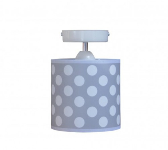 Zwis pojedynczy z abażurkiem kropki gwiazdki