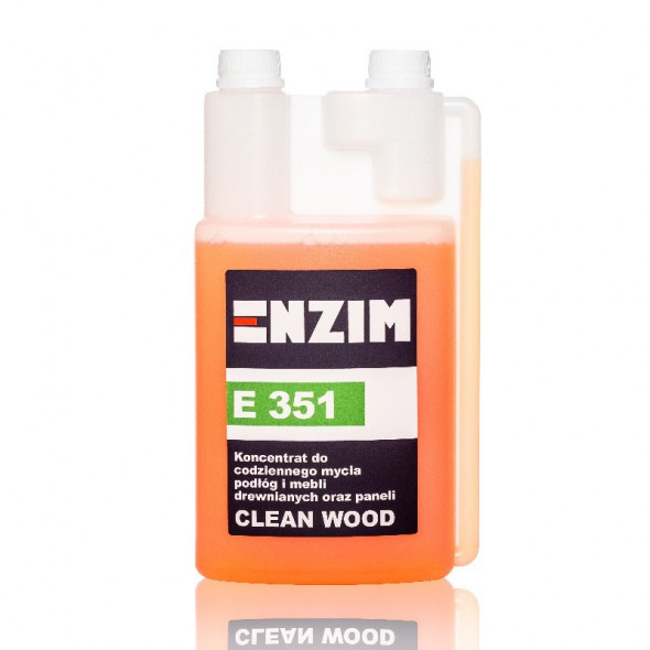 ENZIM E351 Koncentrat do codziennego mycia podłóg i mebli drewnianych oraz paneli CLEAN WOOD 1L