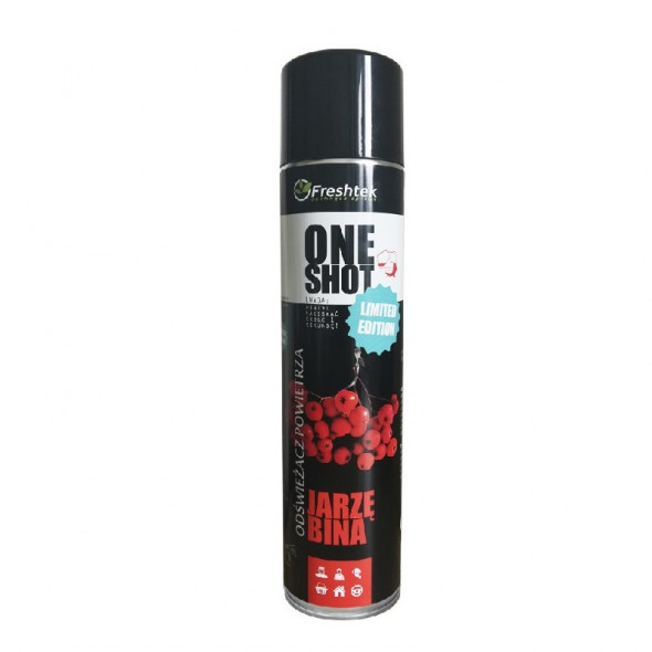 FRESHTEK One Shot Odświeżacz powietrza JARZĘBINA 600ml