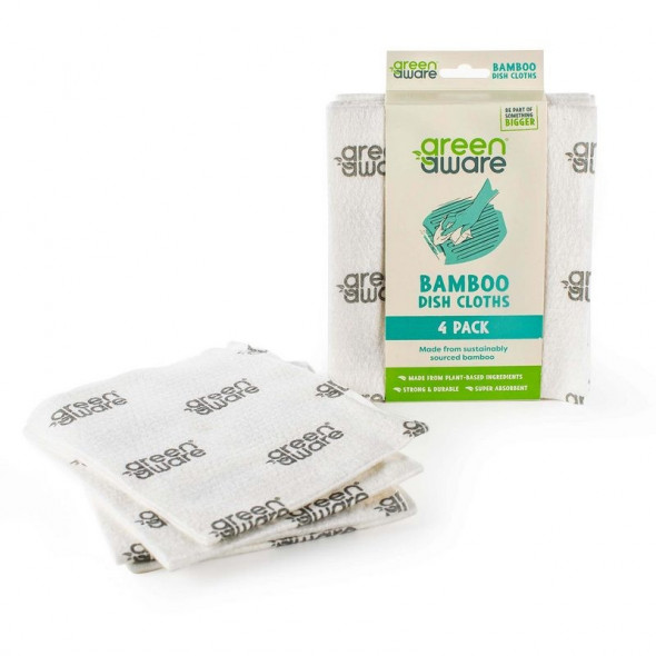 Green Awere, Bambusowa ściereczka, 4 szt