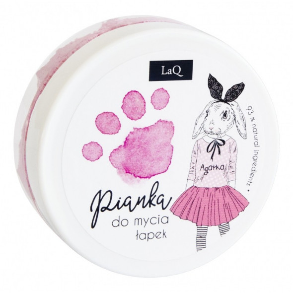 LaQ Pianka do mycia łapek - różowa 50ml