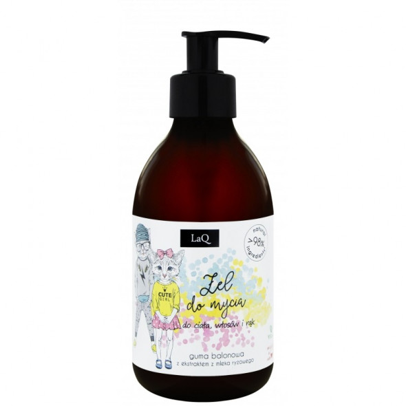LaQ Żel do mycia dla dzieci - guma balonowa 300 ml