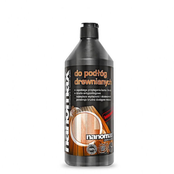 NANOMAX Płyn do czyszczenia podłóg drewnianych KONCENTRAT 1l