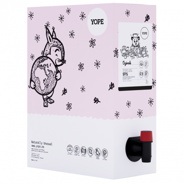 YOPE Płyn do mycia naczyń Ogórek 3000ml BigBag Ref