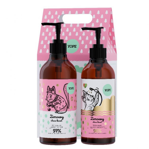 YOPE Zestaw Dwupak CHOCO BOWL (mydło + żel)