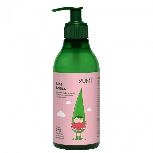 YUMI Aloesowe mydło do rąk ARBUZ 300ml
