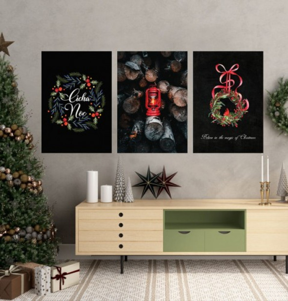 Komplet CICHA NOC LAMPION I BELIVE