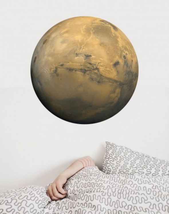 Naklejka na ścianę MARS
