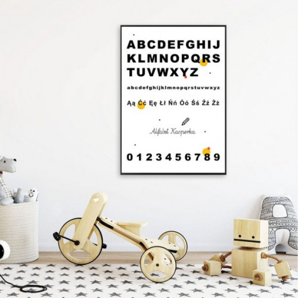 Plakat ALFABET GRAFICZNY Z IMIENIEM