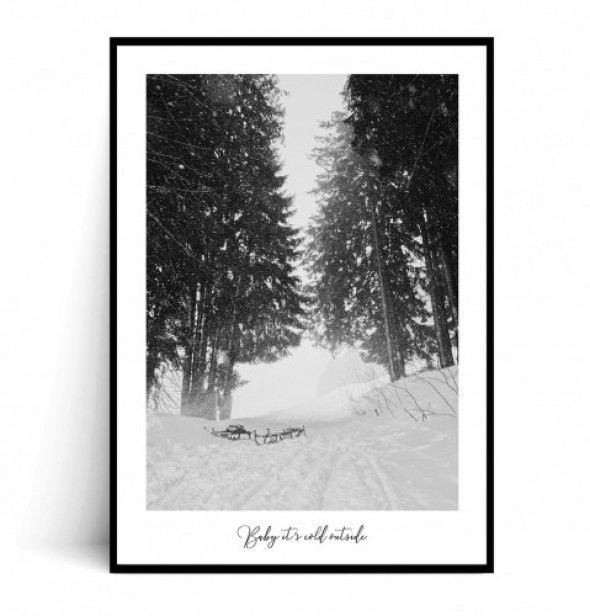 Plakat BABY IT'S COLD OUTSIDE