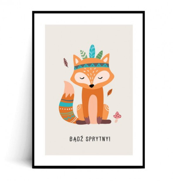 Plakat BĄDŻ SPRYTNY