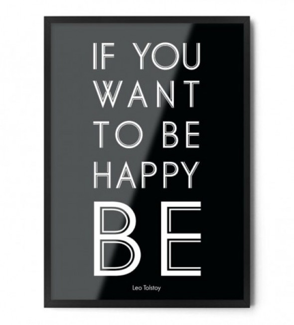 Plakat BE HAPPY