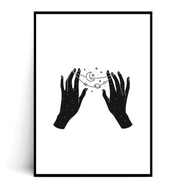 Plakat BOHO DŁONIE no.1