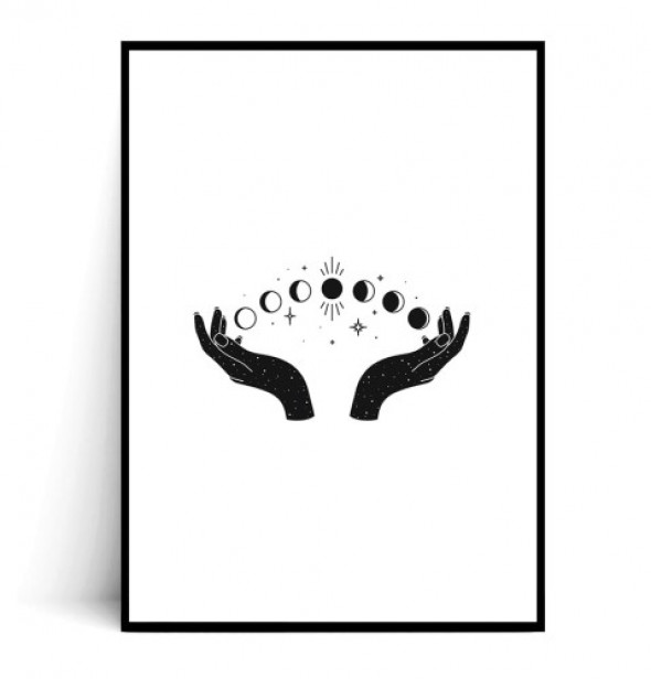 Plakat BOHO DŁONIE no.4