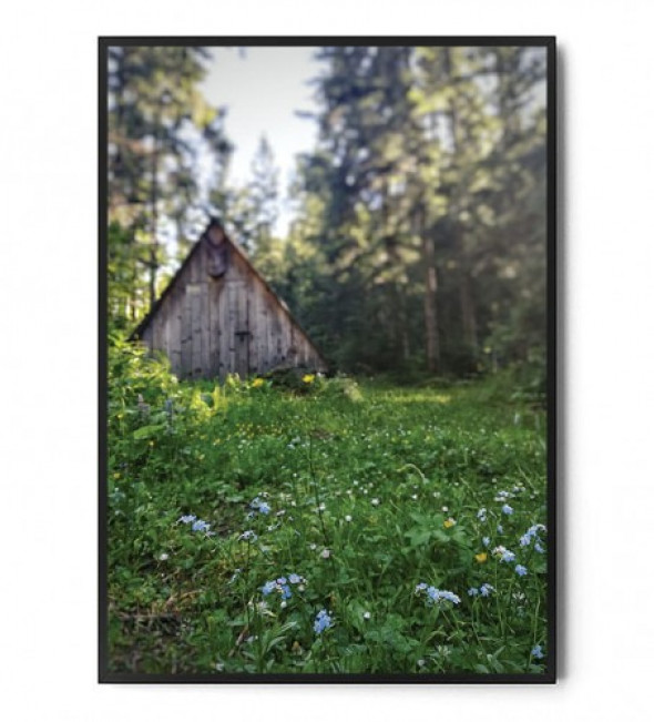 Plakat CHATKA W LESIE no.2