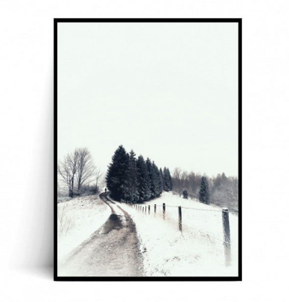 Plakat CHOINKI PRZY DRODZE