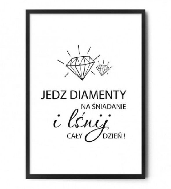 Plakat DIAMENTY