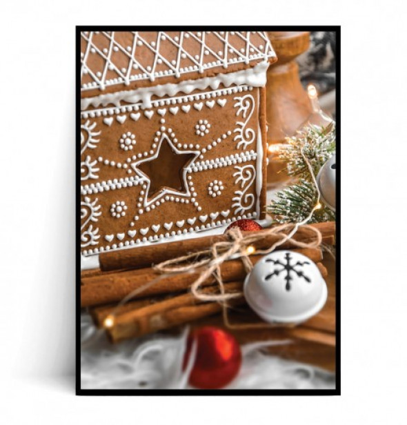 Plakat DOMEK Z PIERNIKA 30x40 cm -50%
