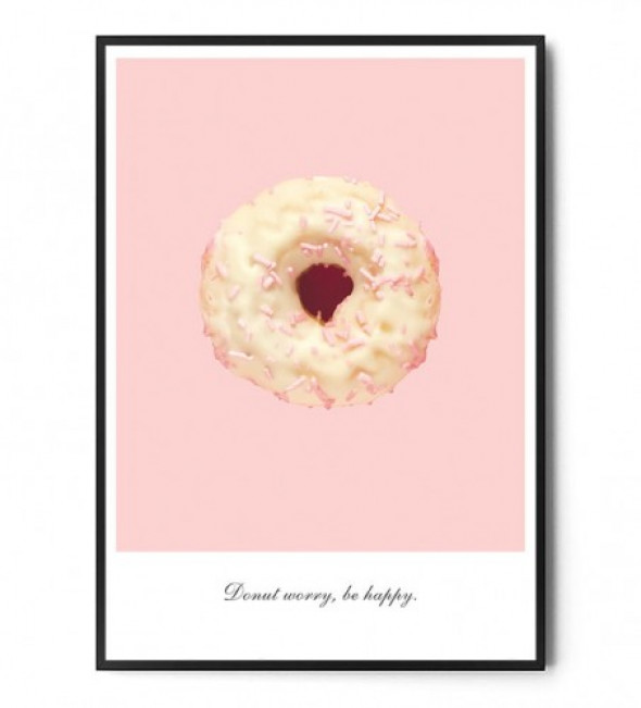 Plakat DONUT WORRY