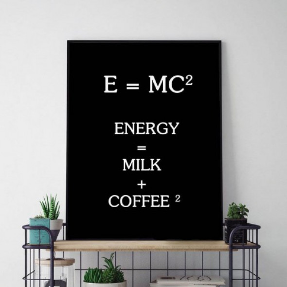 Plakat E=MC2