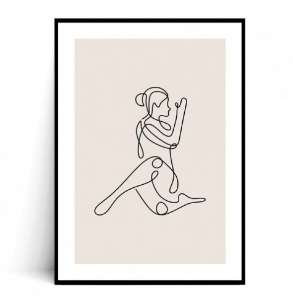 Plakat JOGA MINIMAL no.1