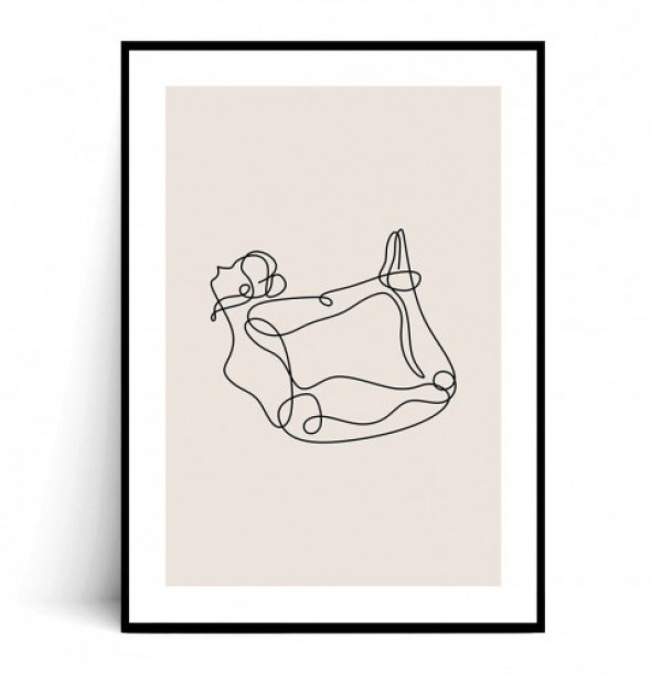 Plakat JOGA MINIMAL no.2