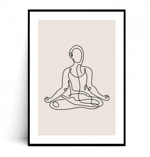 Plakat JOGA MINIMAL no.3