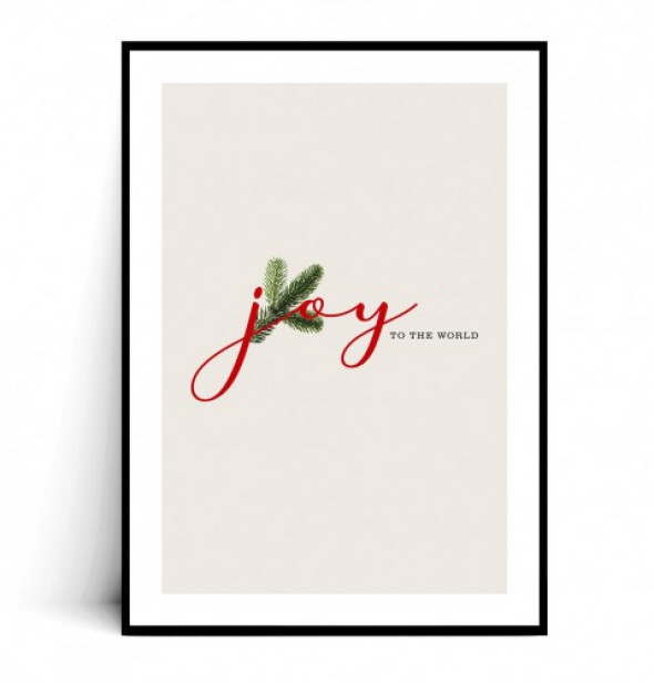 Plakat JOY TO THE WOLRD no.1