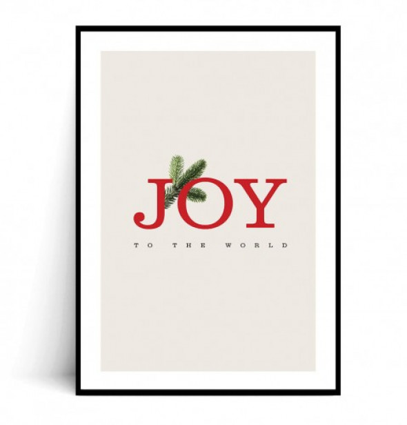 Plakat JOY TO THE WOLRD no.2