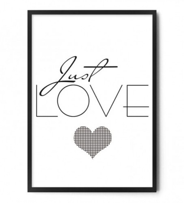 Plakat JUST LOVE