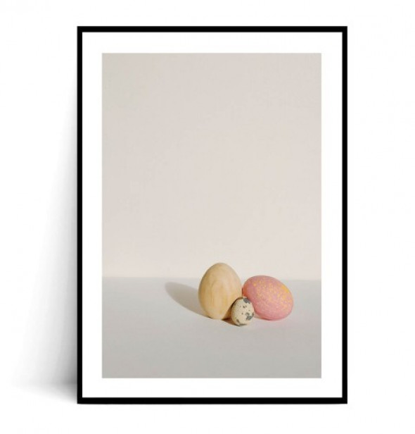 Plakat MINIMALISTYCZNE PISANKI
