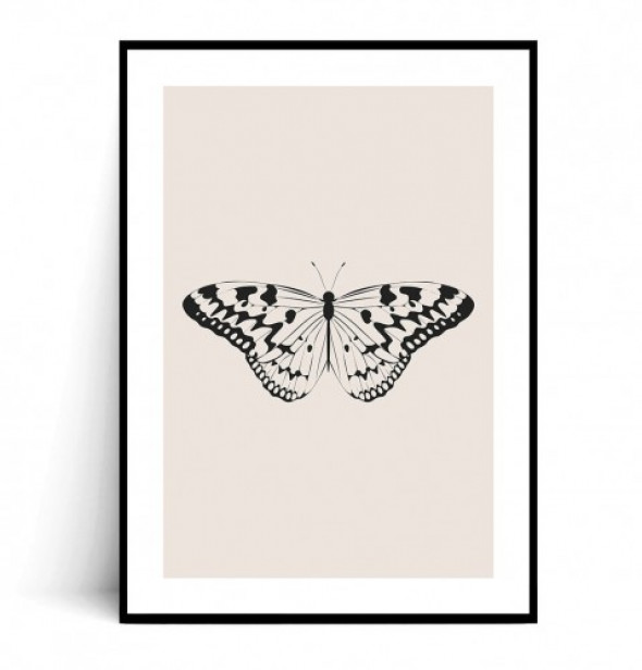 Plakat MOTYL VINTAGE