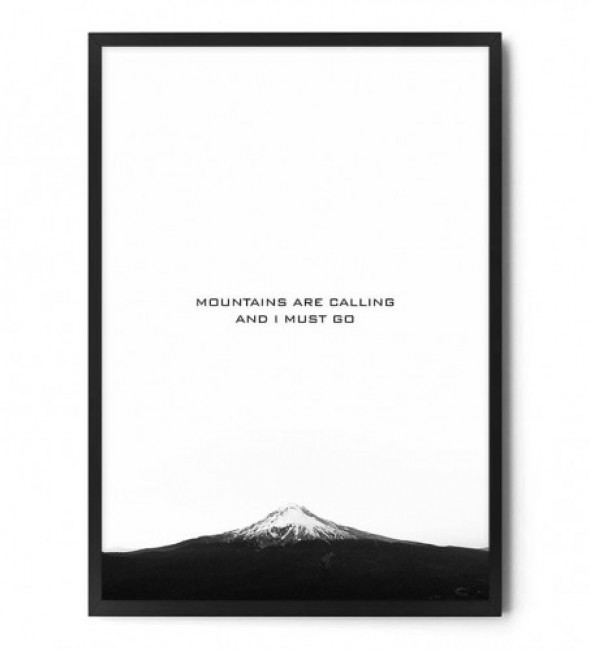 Plakat MOUNTAINS ARE CALLING