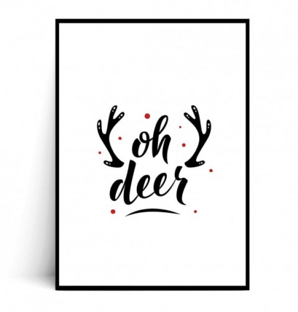Plakat OH DEER