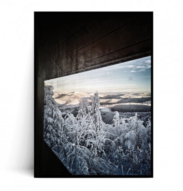 Plakat OKNO W SCHRONIKSU