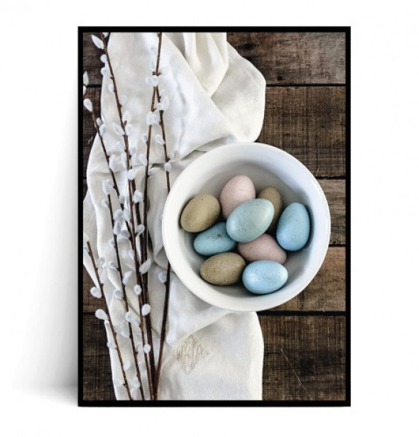 Plakat PISANKI I BAZIE